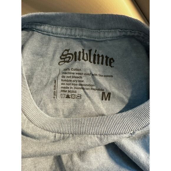 Sublime Light Blue 40oz to Freedom Surf Van T-Shirt Size Medium - Picture 5 of 5